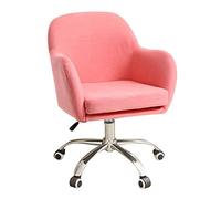 Sedia da ufficio ergonomica professionale per la casa, con schienale medio, design ergonomico, seduta in velluto, piedini in acciaio a cinque stelle e rotelle silenziose, sedia da scrivania