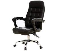 Sedia da ufficio ergonomica - regolabile in altezza in pelle PU Gaming & Task reclinabile sedia per computer per manager e professionisti