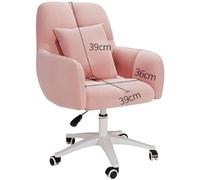 Sedia da ufficio ergonomica Sedia da gioco ergonomica Sedia da ufficio girevole a 360° con altezza regolabile Comoda sedia da scrivania con cuscino Perfetta per alleviare il mal di schiena -