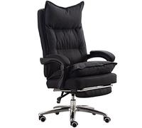Sedia da ufficio ergonomica, sedia da gioco in tessuto morbido con braccioli regolabili, design confortevole e delicato sulla pelle, supporta fino a 330 libbre, funzione reclinabile per il m