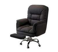 Sedia da ufficio ergonomica Sedia da ufficio ergonomica girevole a 360° Sedia da scrivania per computer reclinabile in altezza regolabile con schienale imbottito Ideale per l'home office e l