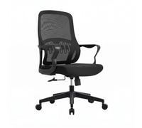 Sedia da Ufficio Ergonomica Sedia, Sedia Piccola Con Telaio Nero E Rete Nera