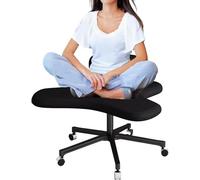 Sedia da ufficio ergonomica, sgabello per computer regolabile in altezza per il massimo comfort, ideale per gli amanti dello yoga, supporto per tutto il giorno