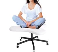 Sedia da ufficio ergonomica, sgabello per computer regolabile in altezza per il massimo comfort, ideale per gli amanti dello yoga, supporto per tutto il giorno