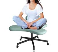 Sedia da ufficio ergonomica, sgabello per computer regolabile in altezza per il massimo comfort, ideale per gli amanti dello yoga, supporto per tutto il giorno