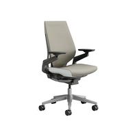 Sedia da ufficio ergonomica Steelcase Gesture con braccioli regolabili a 360° e supporto lombare 3D Live Back Truffle
