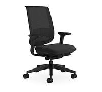 Sedia da ufficio ergonomica Steelcase Reply Air con braccioli regolabili in altezza e supporto lombare regolabile Onyx/Black; Prodotto in Europa