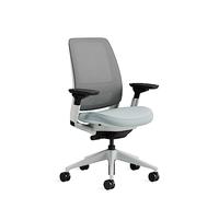 Sedia da ufficio ergonomica Steelcase Series 2 con supporto lombare LiveBack e braccioli 4D Storm Cloud; Prodotto in Europa