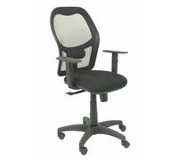 Piqueras y Crespo Silla Alocén Malla Negra asiento Bali Brazos regulables Sedie, Nero