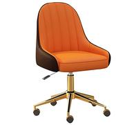 Sedia da ufficio esecutivo ergonomico con design per la pelle girevole in pelle per ruota PU PEDA COMPUTER EXTRA IMMAGGIO GOLDEN BASE HIGHT REGOLABILE MODERABILE RACCHIO DELLA RACING MODERNA PER IL