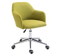 Sedia da ufficio girevole a 360 gradi, altezza regolabile da 45 a 53 cm, con imbottitura in schiuma ad alta densità. Design moderno e minimalista, adatta sia per l'ufficio che per la casa /
