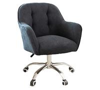 Sedia da ufficio girevole moderna e comoda, graziosa sedia da scrivania regolabile per casa e toeletta, sedia ergonomica per computer per lavoro e studio, elegante e funzionale