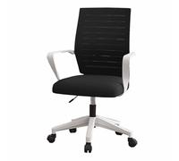 Sedia da ufficio girevole regolabile in rete con seduta imbottita traspirante, design ergonomico per giochi e lavoro dirigenziale, comoda sedia da scrivania per computer.