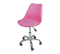 Sedia da ufficio girevole, sedia da scrivania fucsia con rotelle mod. SALLY
