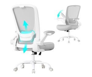 Sedia da Ufficio Girevole Sedia di Rete da Computer Ergonomica Supporto Lombare