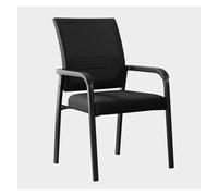 Sedia da ufficio impilabile in rete con supporto lombare e cuscini spessi per un maggiore comfort nelle sale d'attesa e conferenze