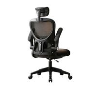 Sedia Da Ufficio In Rete Sedia Per Computer Poggiatesta Regolabile Scrivania Con Supporto Lombare Sedie Ergonomiche Da Ufficio Bracciolo Ribaltabile A 90° Studio Della Casa (Nero Con Poggiat