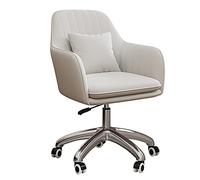 Sedia da ufficio in velluto, sedia da gioco con design trapuntato, sedia da scrivania ergonomica regolabile in altezza per la casa, poltrona morbida e confortevole con funzione girevole, sed
