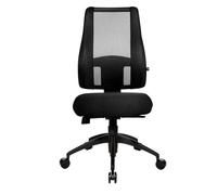 Sedia da ufficio Lady Deluxe nera - senza braccioli inclusi (LT20B0 W500)
