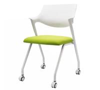 Sedia da ufficio pieghevole regolabile con ruote, ergonomica, per sala conferenze e riunioni, per allenamento, cucina, sala da pranzo e camera da letto