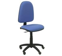 Sedia da ufficio Piqueras y Crespo Ayna Bali con ruote in parquet azzurro