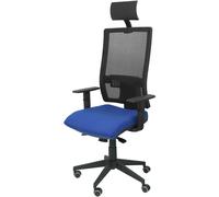 Sedia da ufficio Piqueras y Crespo Horna Bali Nero/Blu