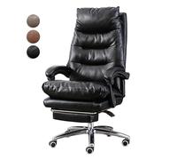 Sedia da ufficio reclinabile ad alta schiena con sedia da scrivania ergonomica a poggiapiedi per comfort e supporto ad altezza regolabile 360 Recliner girevole Ideale per adulti sedia da gioco