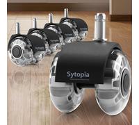 Sedia da ufficio ruote da 11 mm x 22 mm set da 5 ruote per sedie da ufficio