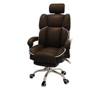 Sedia da Ufficio Sedia da Gioco Comodo Sedia Accento Sedile Sedia da Ufficio sedie da Studio sedie roba Singolo Divano Sedia Computer Comoda (Nera con pubano)