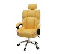 Sedia da Ufficio Sedia da Gioco Comodo Sedia Accento Sedile Sedia da Ufficio sedie da Studio sedie roba Singolo Divano Sedia Computer Comoda (Giallo)