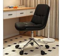 Sedia da ufficio sedia da gioco sedia da computer sedia girevole senza braccioli in pelle pu, sedia da computer ergonomica con schienale medio sedia da ufficio con ruote, moderna sedia da la (Size :