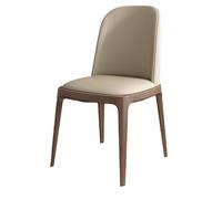 Sedia da Ufficio Tavolo da pranzo e sedia in legno nordico, moderna in noce, con schienale for la casa, negoziazione minimalista