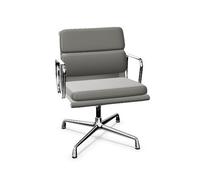 Sedia da Ufficio Vitra Soft Pad EA 208 Girevole Dim Grey/ Cromo