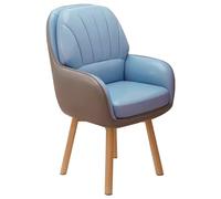 Sedia da vanità per trucco blu sedia da scrivania ergonomica con braccioli gambe in legno massiccio perfetti per la camera da letto usi eleganti e comodi silla topla toccatore ESCRITORIO FANDIAO