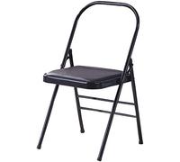 Sedia da yoga pieghevole con superficie antiscivolo in poliuretano durevole design pilastro per maggiore comfort e stabilità nella pratica dello yoga