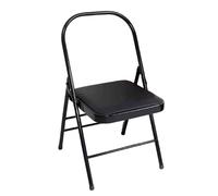 Sedia Da Yoga, Sedia For Esercizi Di Flessibilità Senza Schienale, Adatta For Studi Di Yoga Al Chiuso E All'aperto(Black)