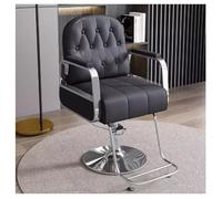 Sedia del salone per il parrucchiere con i braccioli dell'acciaio inossidabile, attrezzatura idraulica della stazione termale di bellezza