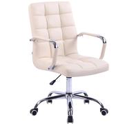 CLP Poltrona da ufficio Deli in similpelle crema - 19467704