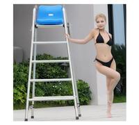 Sedia di osservazione del bagnino dell'acciaio inossidabile, capacità resistente 300kg/660lb per il monitoraggio della sicurezza dei parchi acquatici, delle piscine e dei laghi