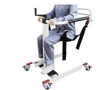 Sedia di trasferimento del paziente, sollevatore per sedia a rotelle per il sollevamento e il trasferimento di pazienti Poggiapiedi ribaltabili regolabili in altezza per disabili anziani