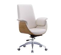 Sedia direzionale da ufficio con rivestimento in pelle PU, design con schienale alto, supporto lombare e poggiatesta per un maggiore comfort e postura durante le lunghe ore di lavoro