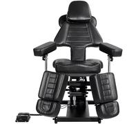 Sedia elettrica del tatuaggio con doppio motore regolabile in altezza per negozi di tatuaggi professionali e massaggio spa