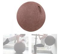Sedia ergonomica con palla da yoga, sedia da ufficio con anello di stabilità, resistente alla scoppia, 55 cm, 65 cm, 75 cm, per casa e ufficio, supporto posturale (D, 55 cm)