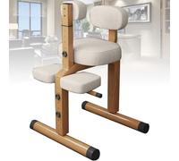 Sedia Ergonomica Con Poggiapiedi, Sgabello Regolabile In Altezza per Casa E Ufficio, Migliora La Postura E Riduce Il Mal Di Schiena, Comoda Seduta Con Poggiapiedi per Lavorare Alla Scrivania