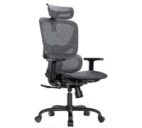 Sedia ergonomica da ufficio in rete HUANUO, sedia da scrivania con schienale alt