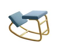 Sedia ergonomica for inginocchiarsi, sedia for ADHD, sgabello for computer con buona postura, for alleviare il dolore alla schiena e al collo e migliorare l'ufficio domestico(Blue,75x50x45cm-Gold)