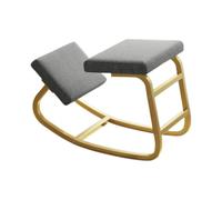 Sedia ergonomica for inginocchiarsi, sedia for ADHD, sgabello for computer con buona postura, for alleviare il dolore alla schiena e al collo e migliorare l'ufficio domestico(Color 1,75x50x45cm-Gold)