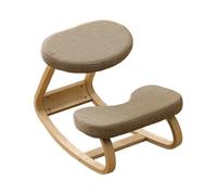 Sedia ergonomica for inginocchiarsi, sgabello in legno for inginocchiarsi, correttore posturale da scrivania, sollievo dal dolore al collo e alla schiena(Style 2)
