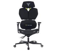 Sedia ergonomica gaming YAR-GAOME-M1 nero e grigio con supporto lombare e braccioli 4D