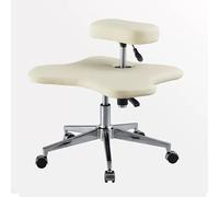 Sedia ergonomica in ginocchio con cuscino in memory foam e sgabello regolabile in altezza per il supporto alla postura e la sedia da ufficio a gambe incrociate con le ruote per la meditazione e